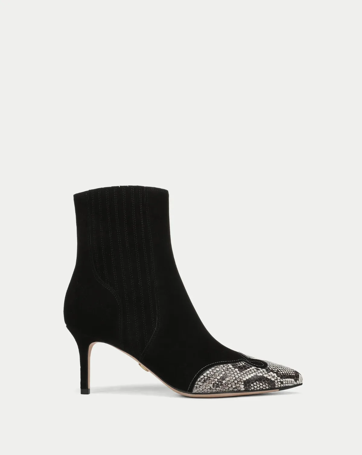 Lisa Western Mid-Heel Ankle-Boot by Veronica Beard