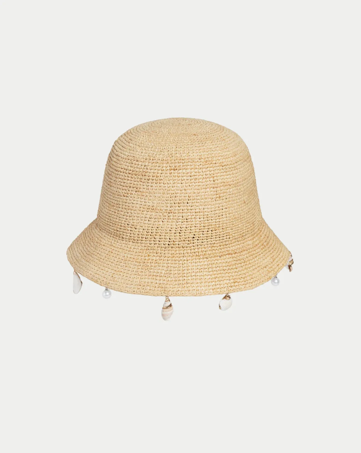 Le Bop Shell Raffia Hat by Veronica Beard