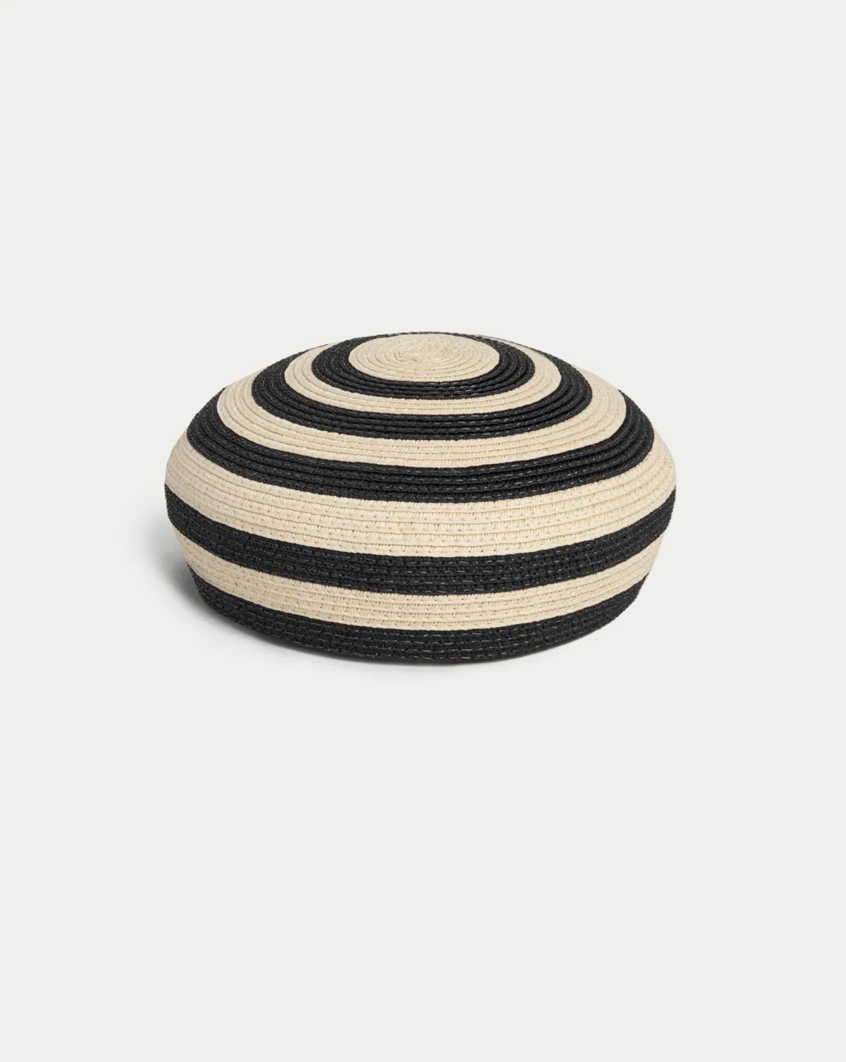 Le Jeanne Stripe Raffia Hat by Veronica Beard