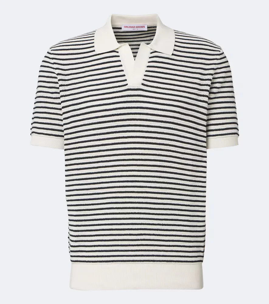 Horton Striped Cotton Polo Shirt by Orlebar Brown
