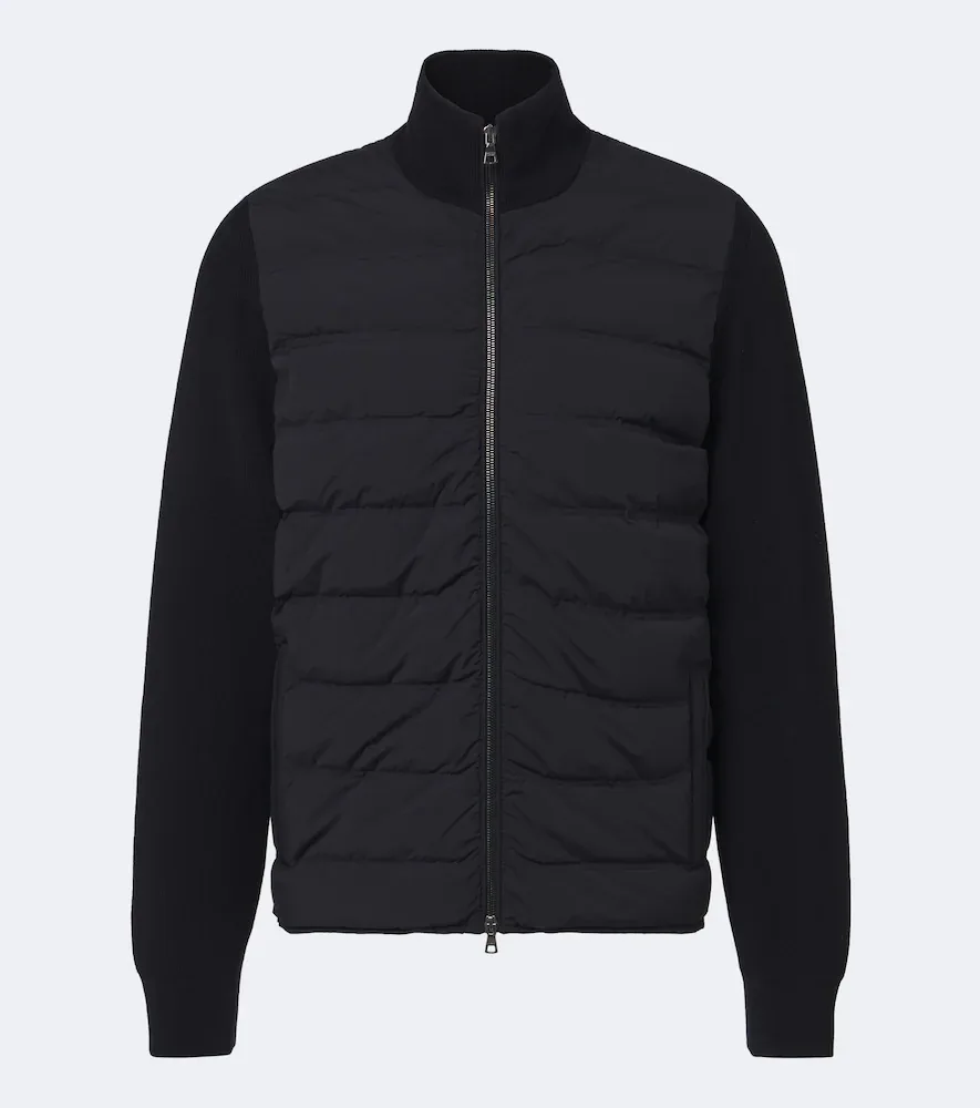 Terrence III Down-Paneled Wool Cardigan by Orlebar Brown