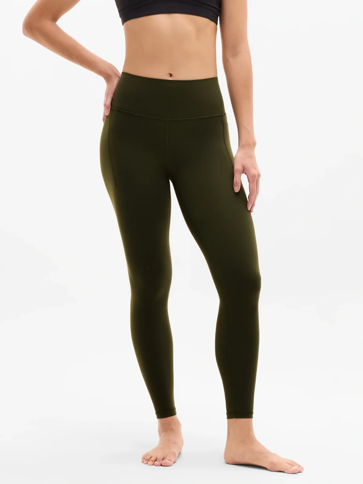 Transcend Stash High Rise Legging by Athleta