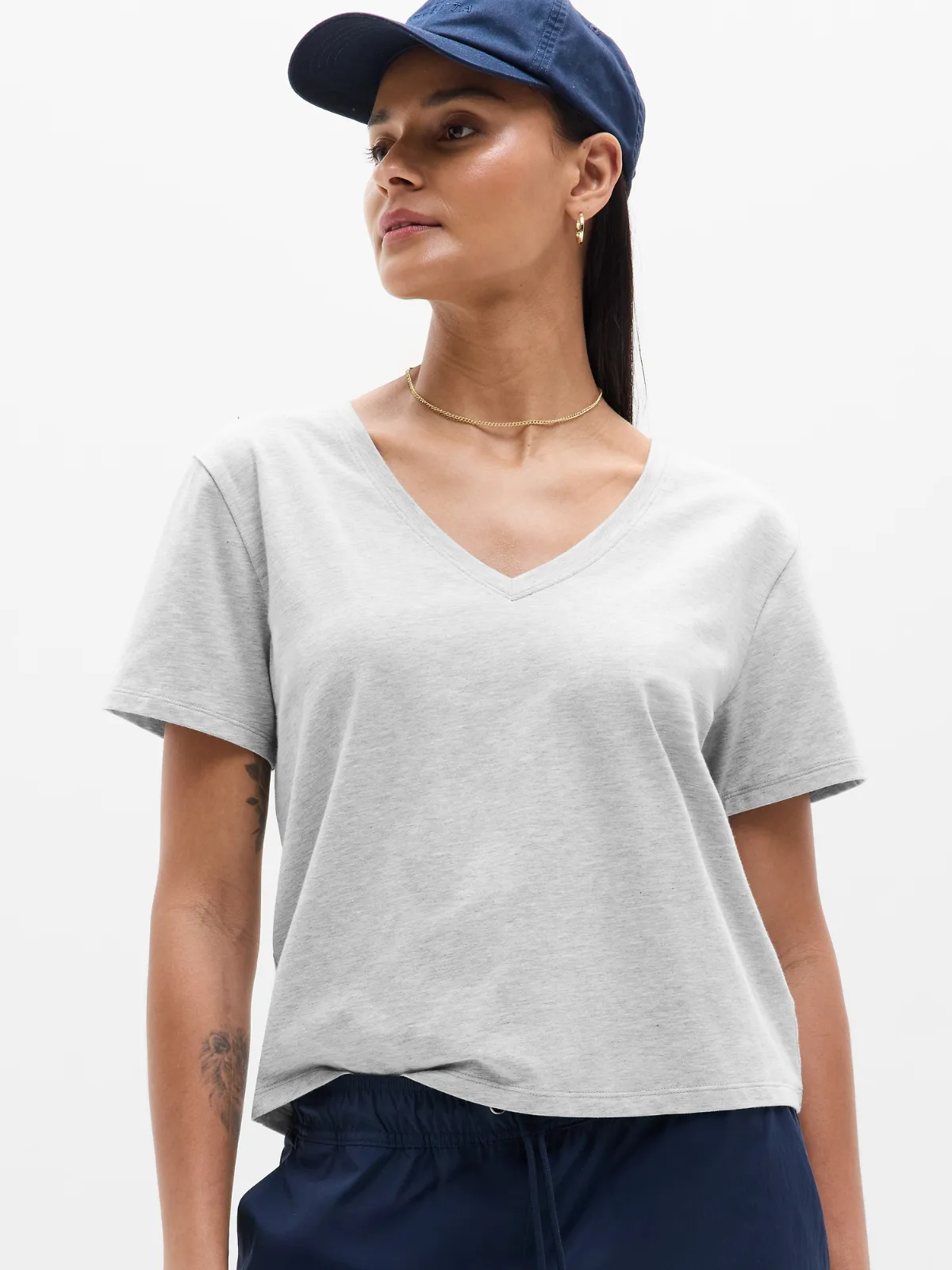 Essential V-Neck Tee by Athleta