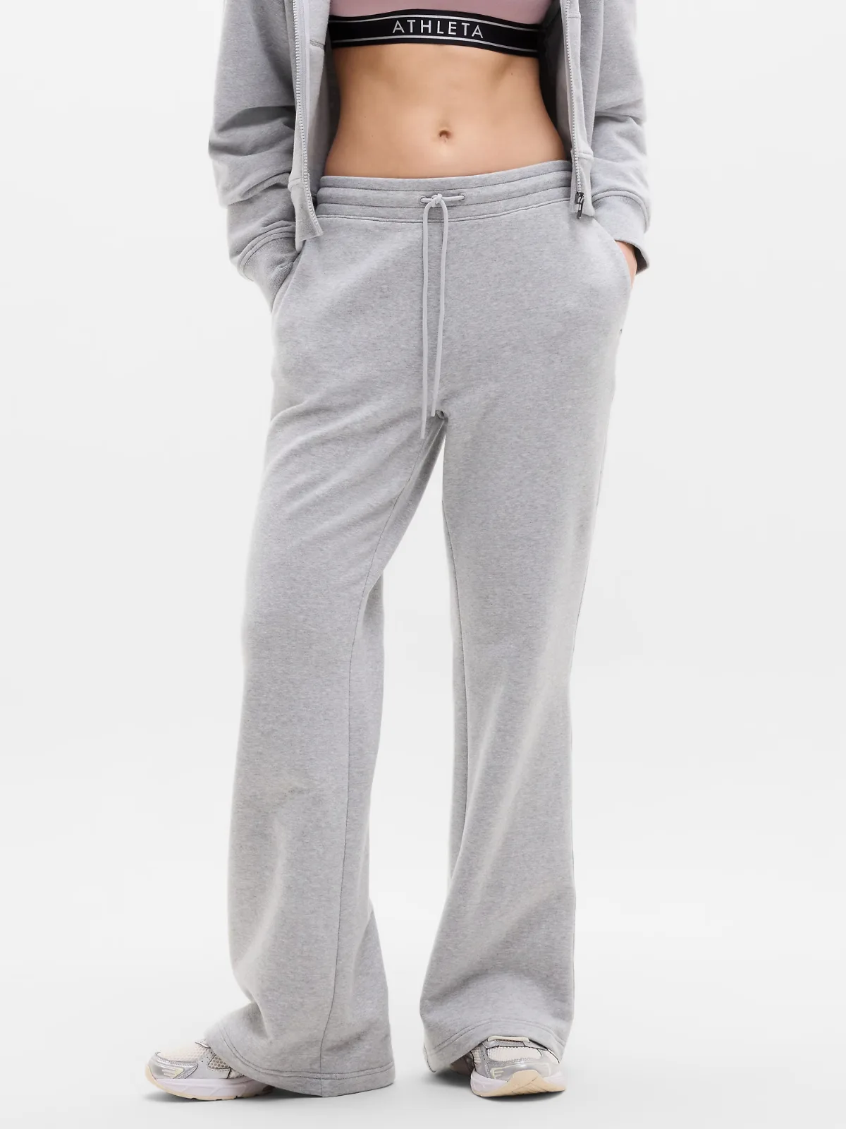 Forever Fleece Mid Rise Flare Pant