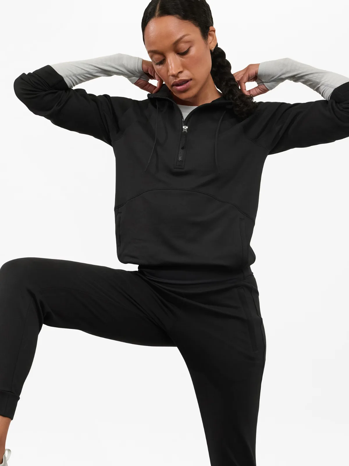 Unstoppable Fleece Lined Half Zip Sweatshirt by Athleta