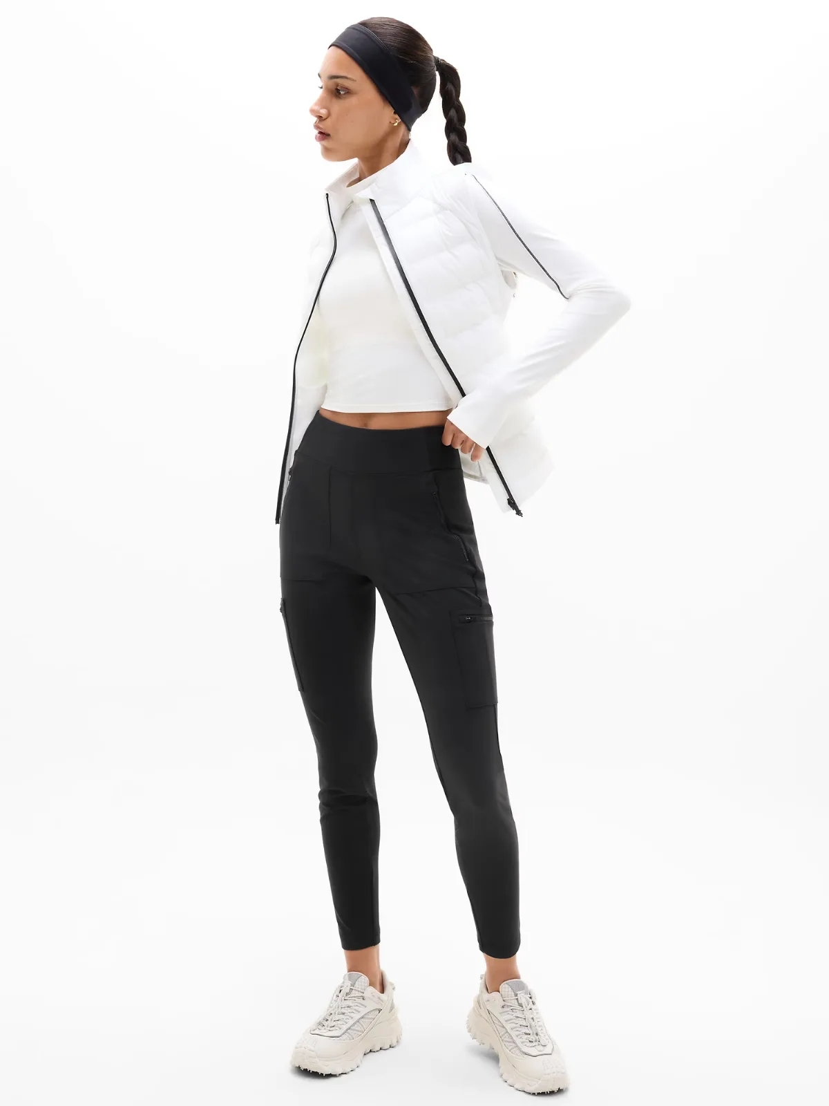 Headlands Hybrid High Rise Cargo Legging by Athleta