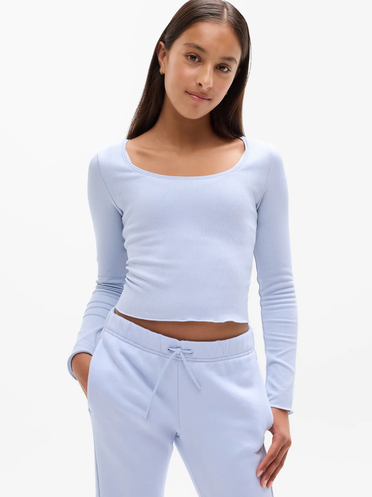 Rise Above Rib Shimmer Top by Athleta