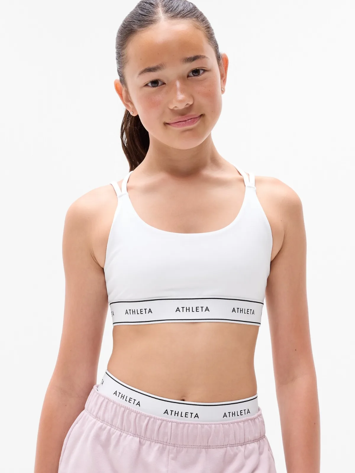 High Speed Logo Bra by Athleta
