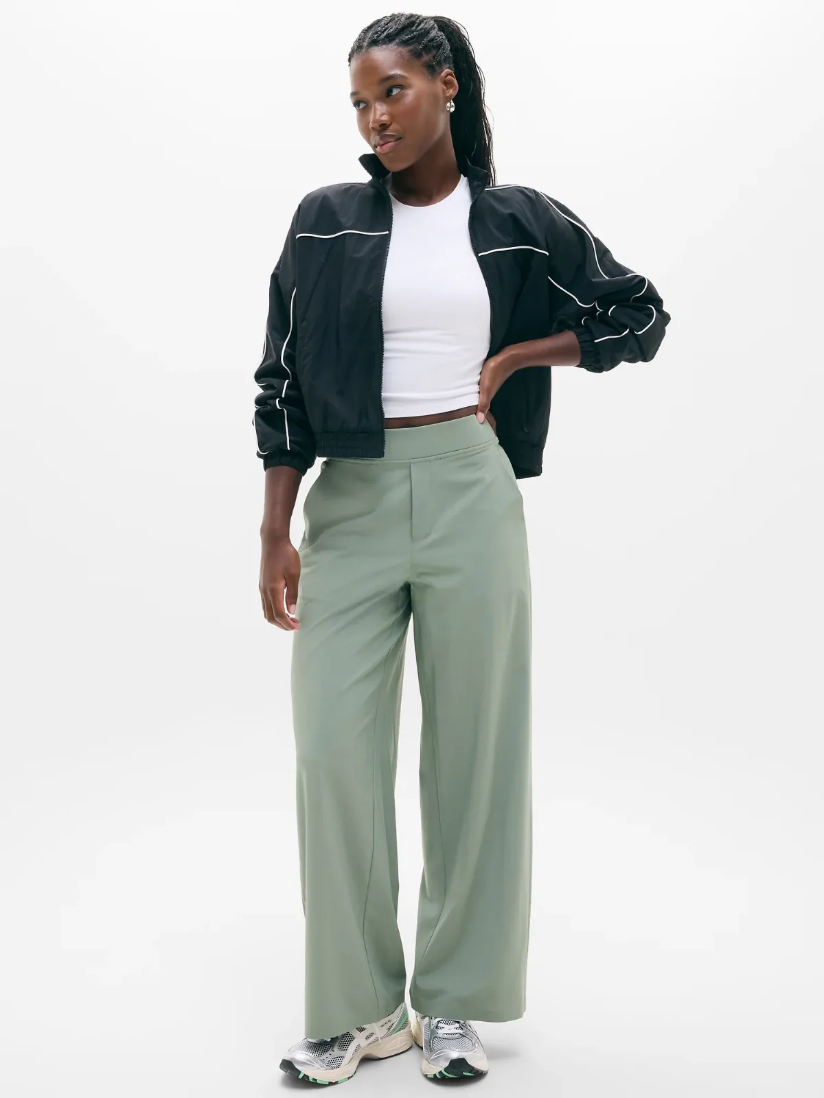 Brooklyn Mid Rise Wide Leg Pant by Athleta