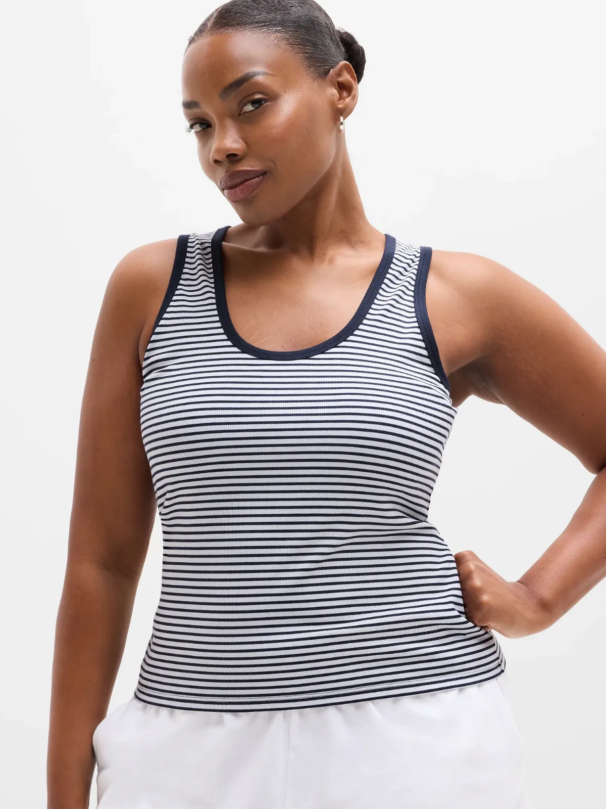 Signature Rib Scoop Tank by Athleta