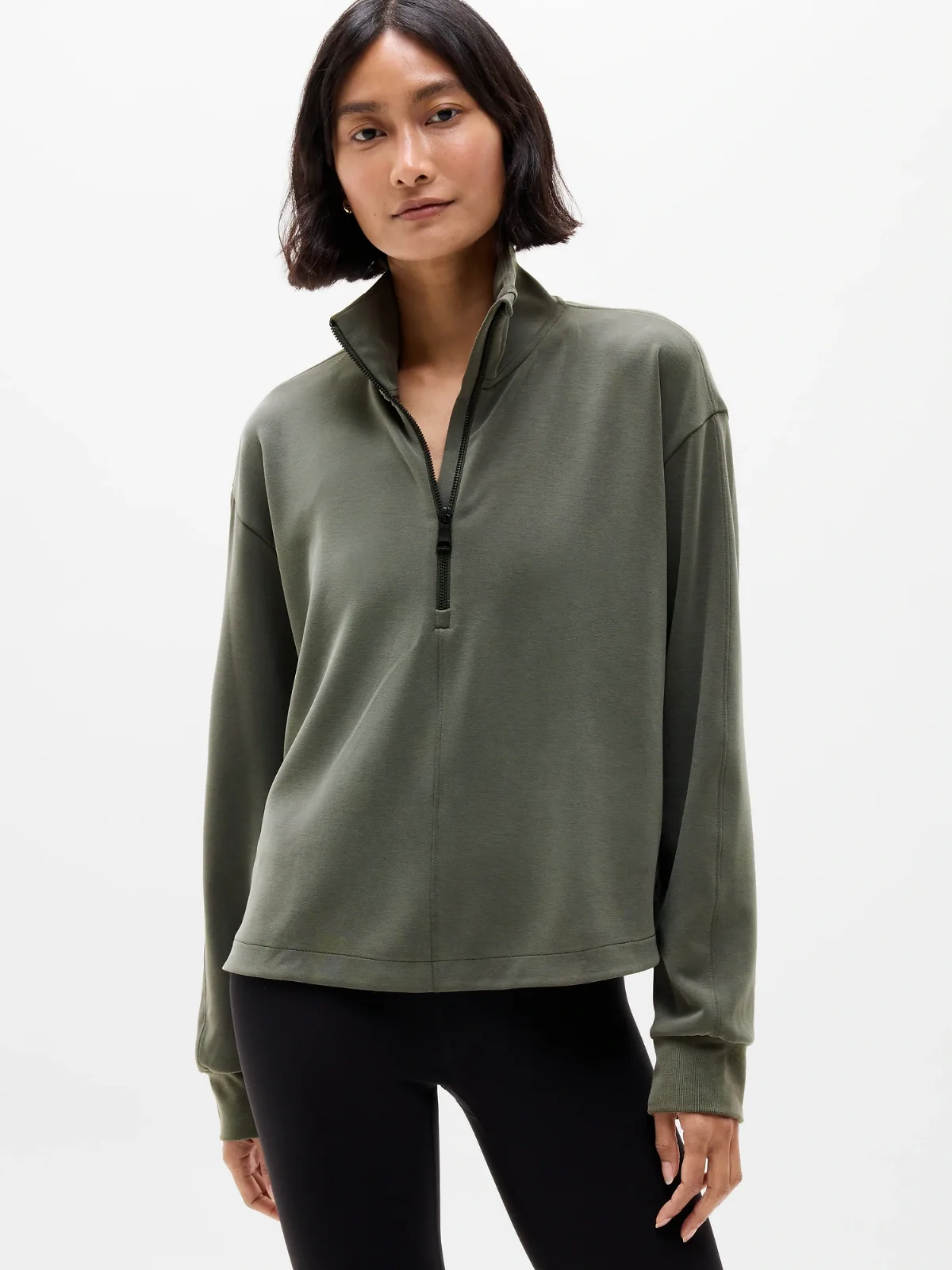Seasoft Classic 1/4 Zip Sweatshirt by Athleta