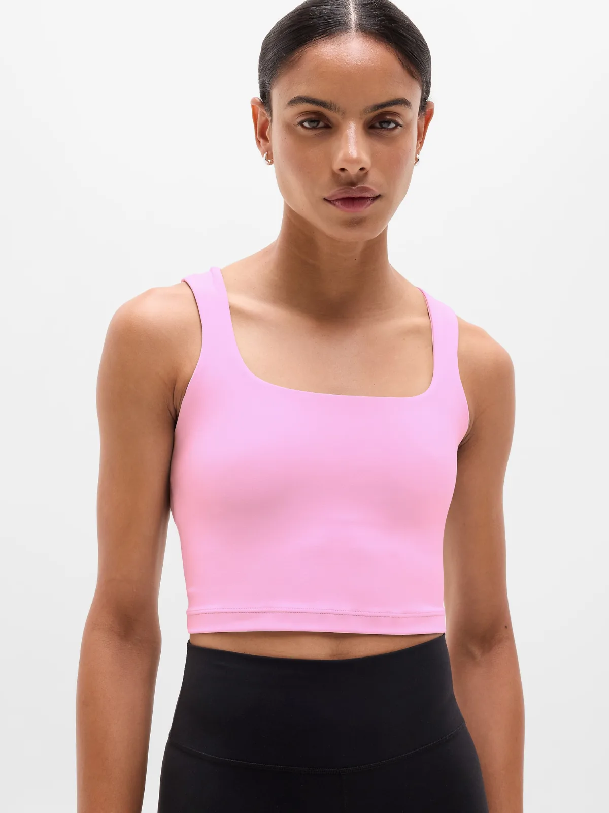 Transcend Square Neck Crop Sports Bra A-C by Athleta
