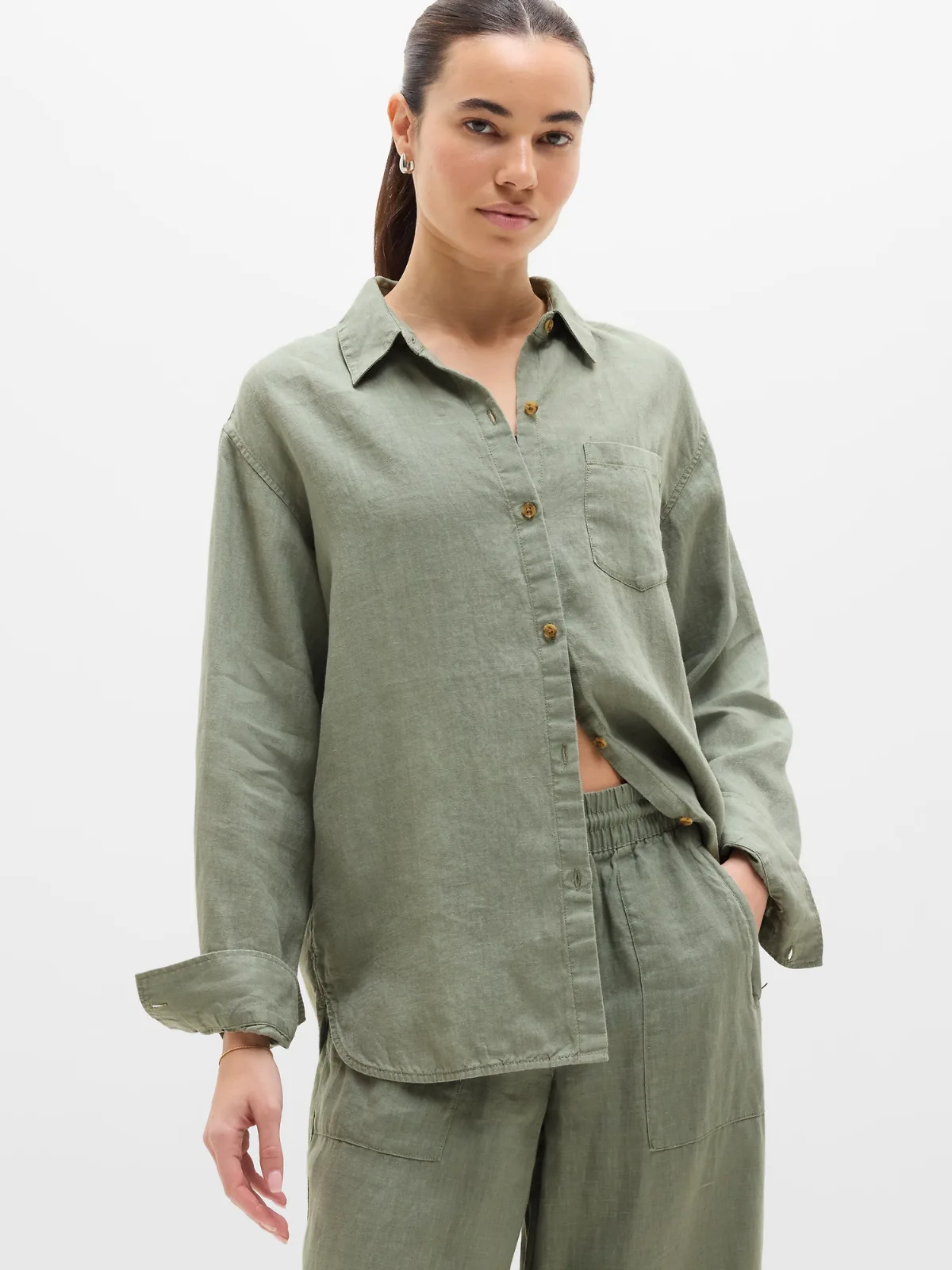 Retreat Linen Top by Athleta