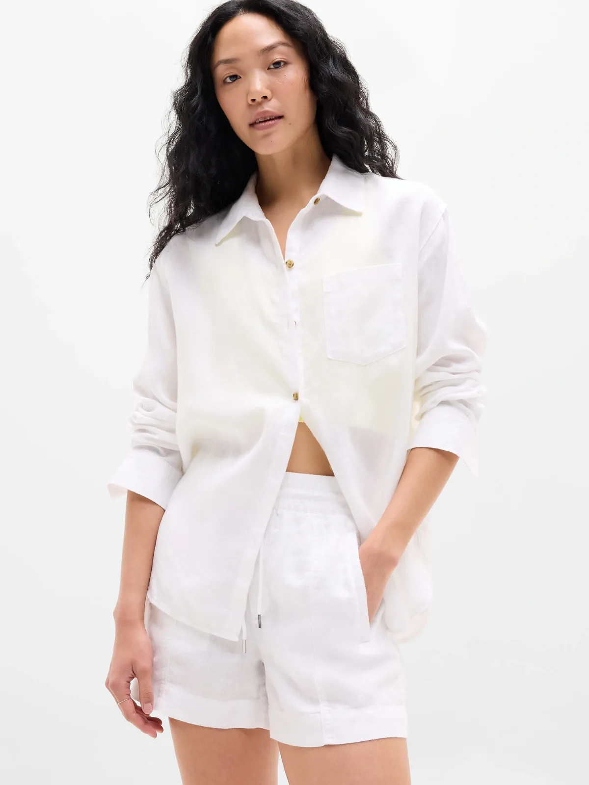 Retreat Linen Top