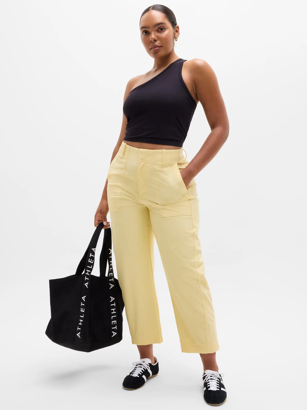 Skyline High Rise Barrel Leg Pant by Athleta