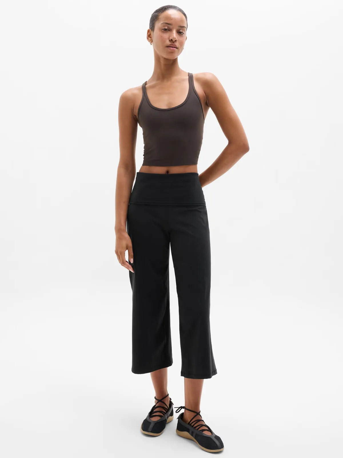 Eternity Rib Crop Wide Leg by Athleta