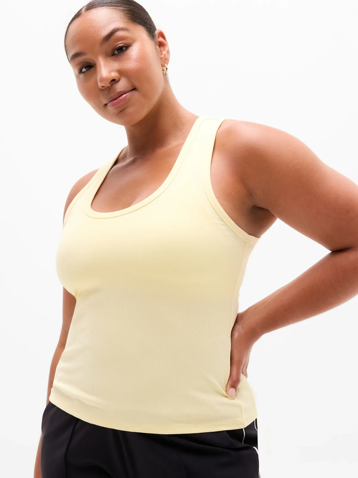 Signature Rib Scoop Tank by Athleta