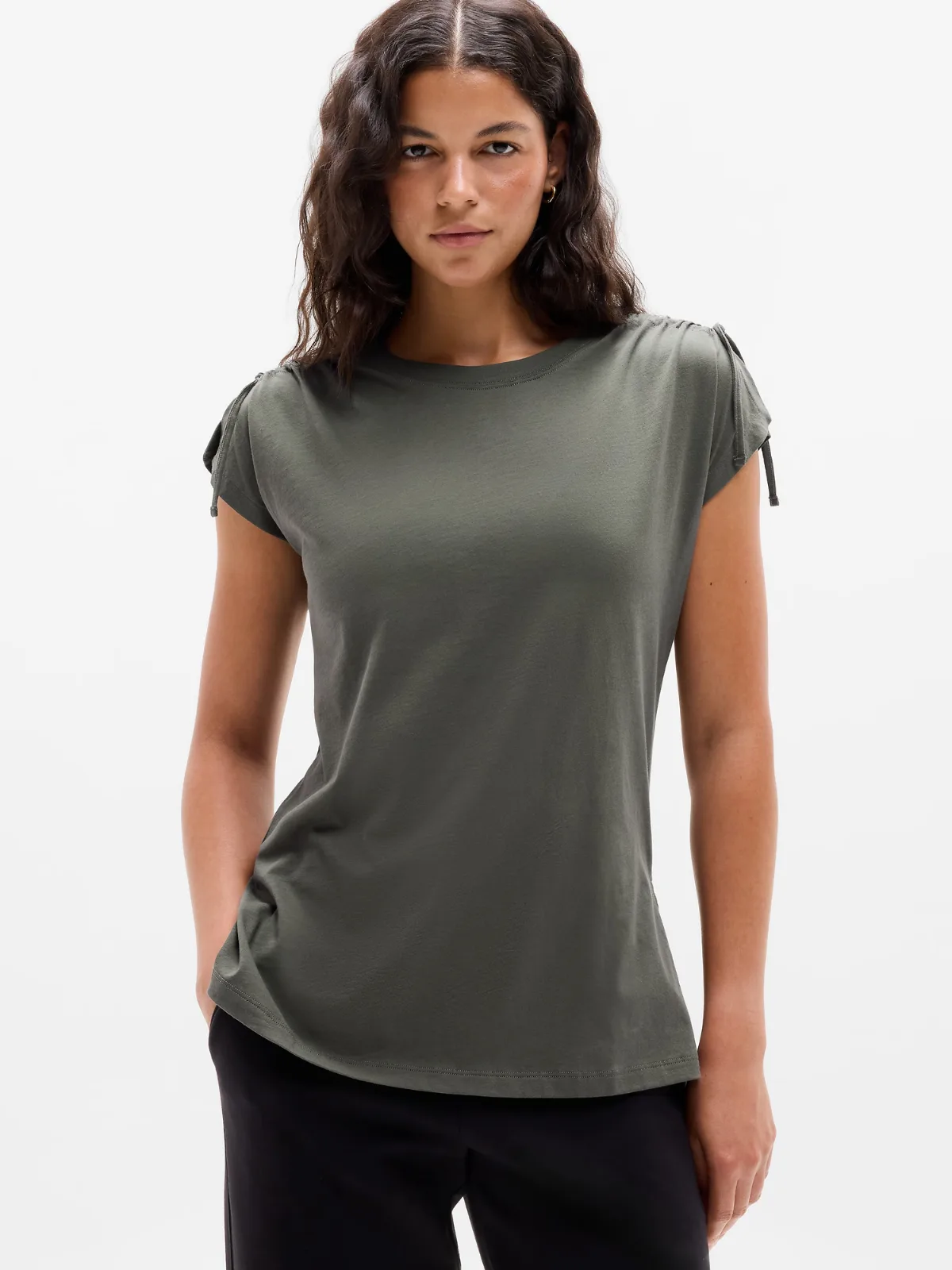 Favorite Cotton Cinched Tee by Athleta