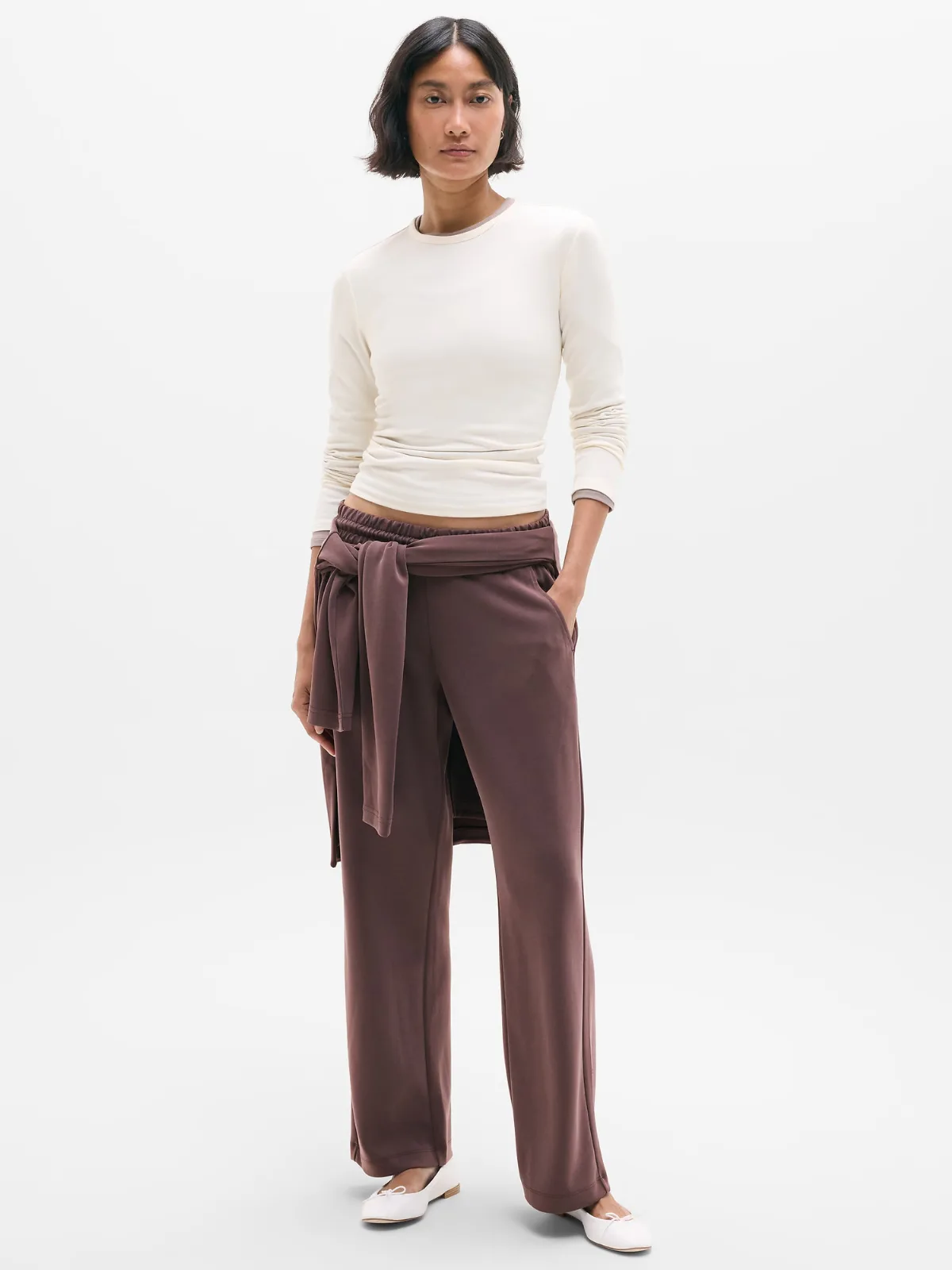 Seasoft Mid Rise Straight Pant by Athleta
