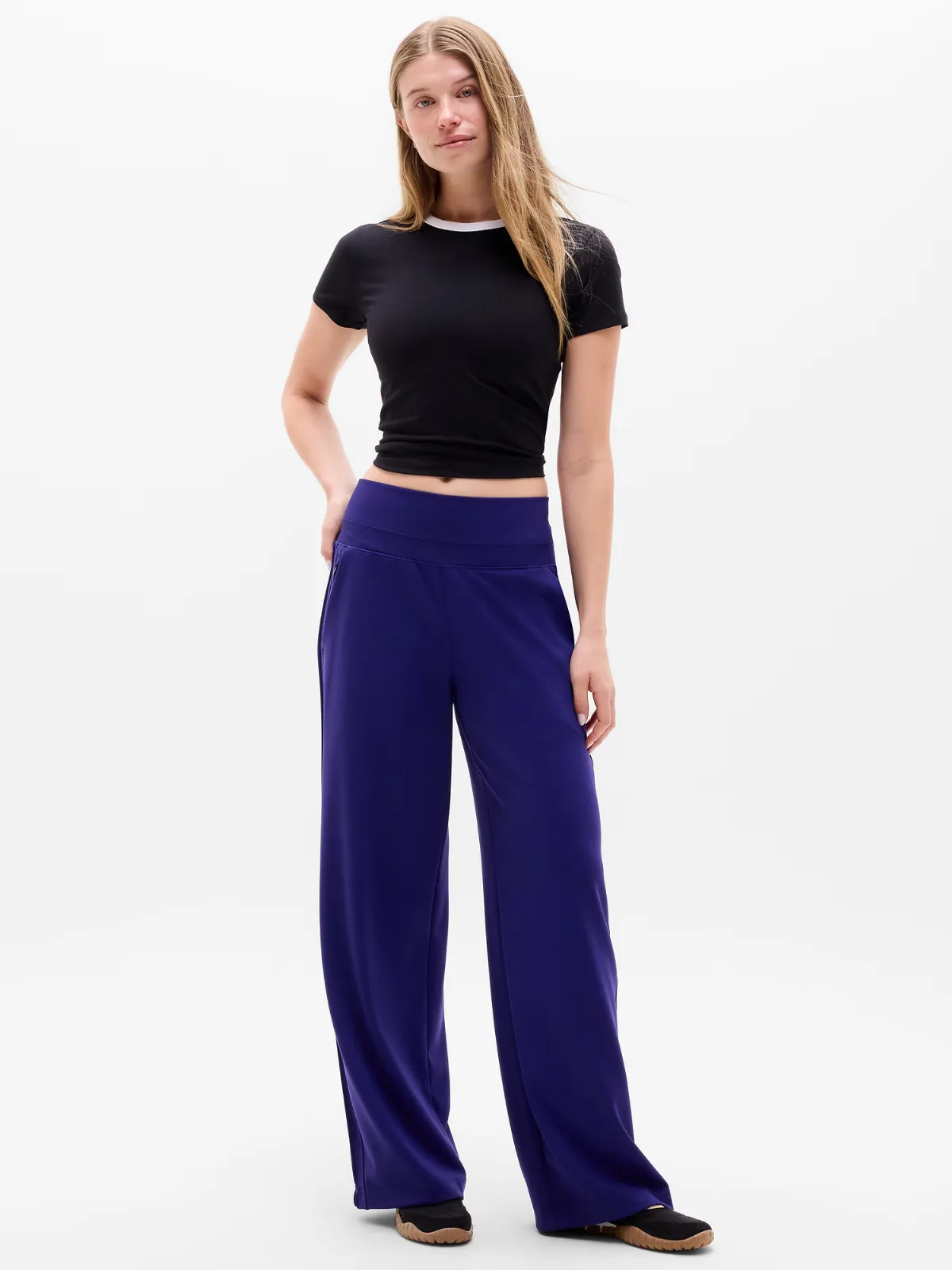 Venice Pintuck High Rise Wide Leg Pant by Athleta