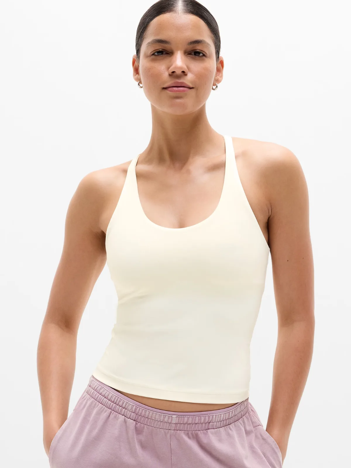 Transcend Crossback Built-In Bra Tank by Athleta
