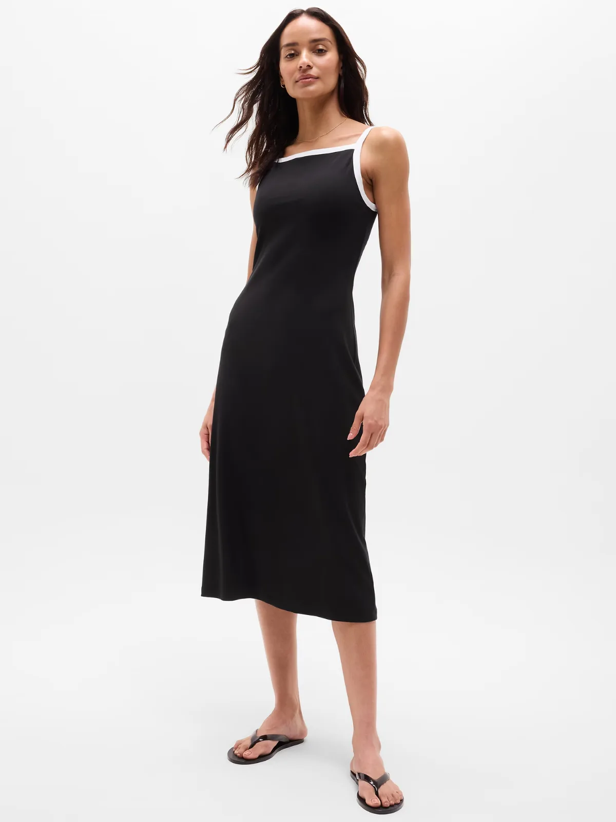 Signature Rib Apron Dress