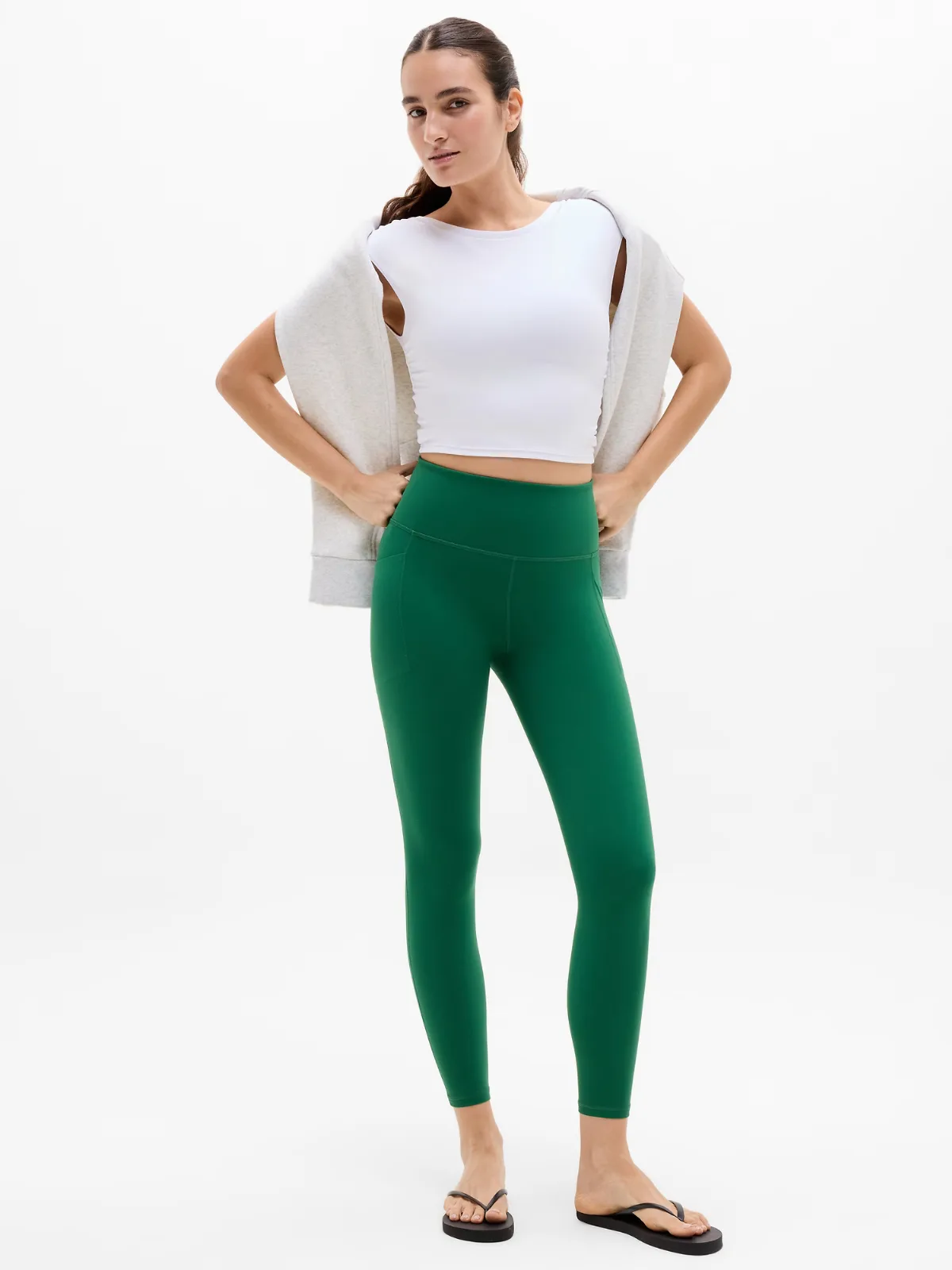 Salutation Stash High Rise 7/8 Legging by Athleta