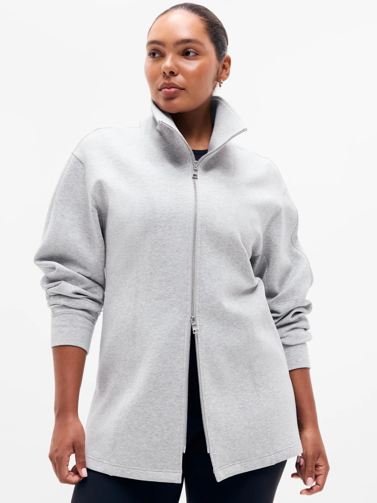 Form Knit Seamed Full Zip by Athleta