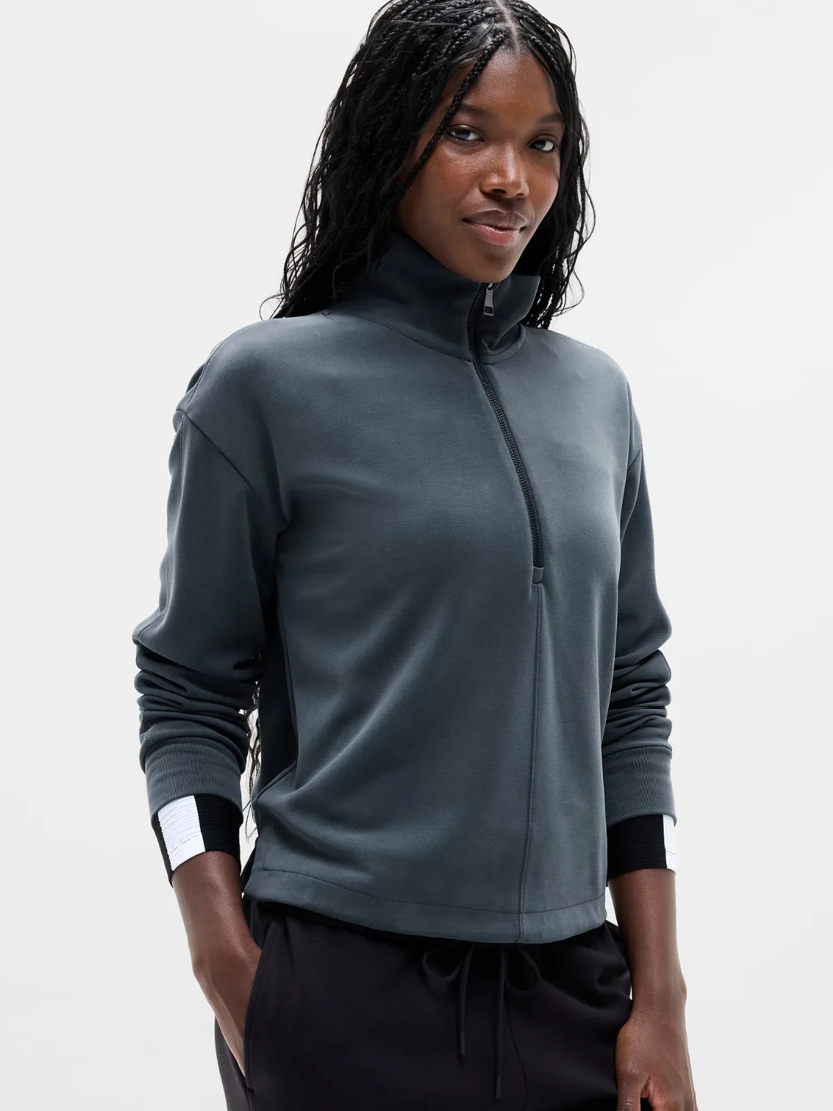 Seasoft Classic 1/4 Zip Sweatshirt by Athleta