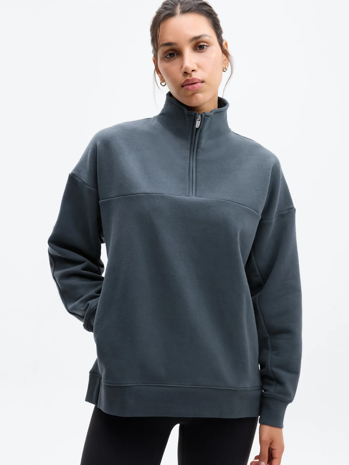 Forever Fleece 1/4 Zip Sweatshirt by Athleta