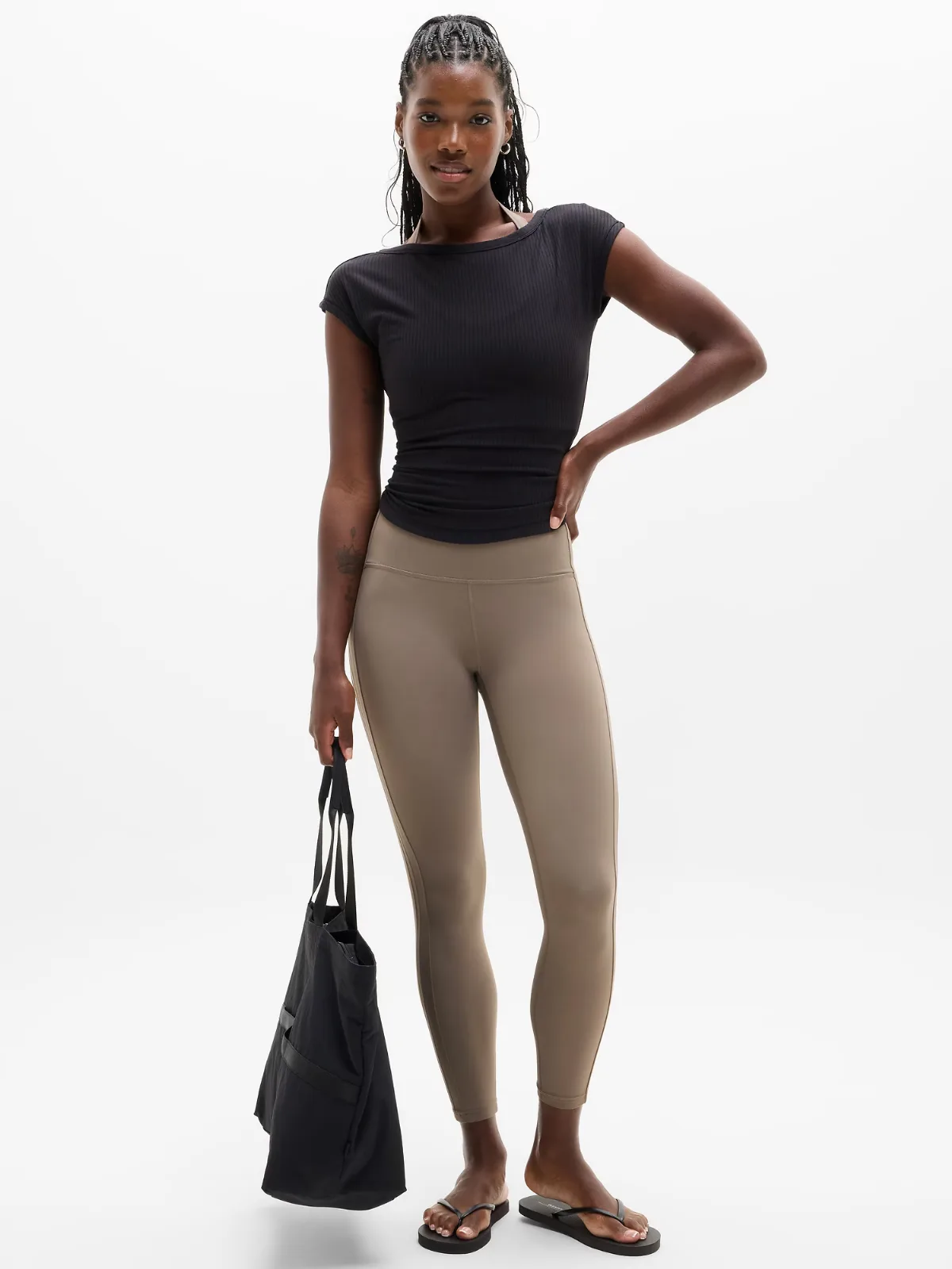 Salutation Pintuck High Rise 7/8 Legging by Athleta