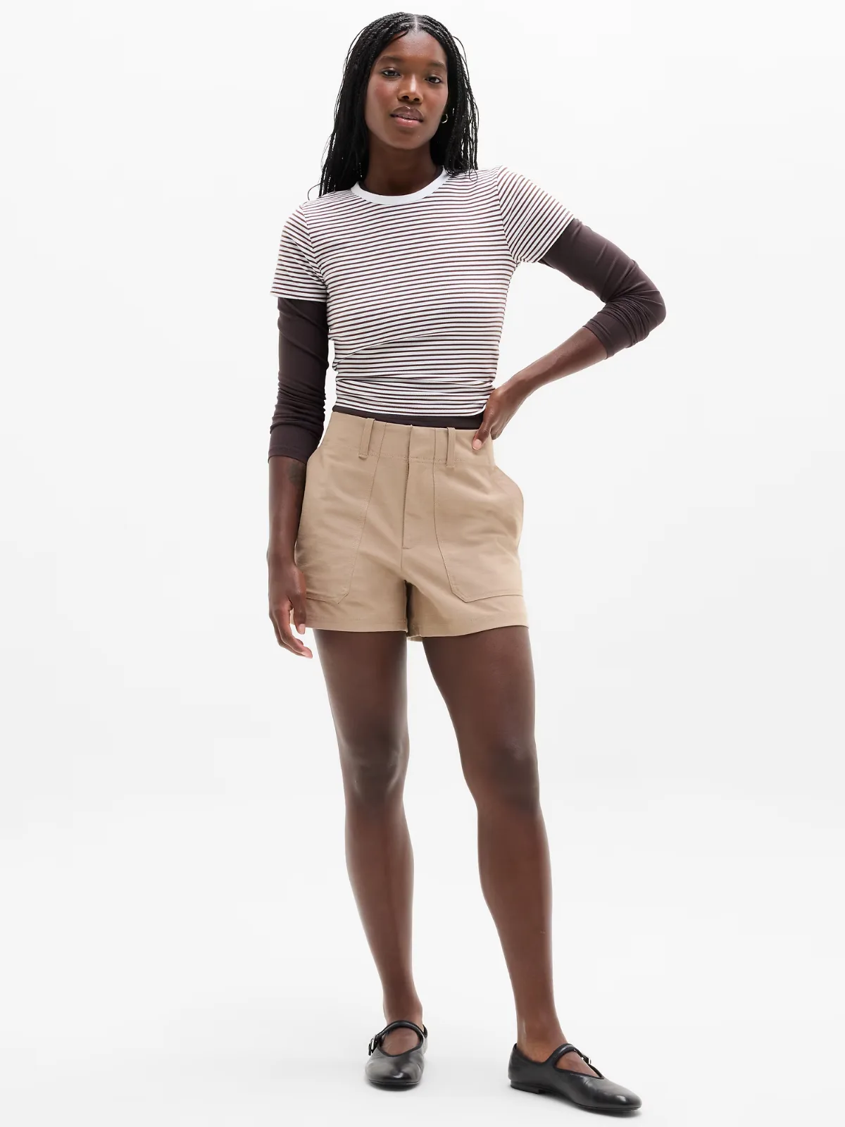Skyline High Rise Tailored 4 Short by Athleta