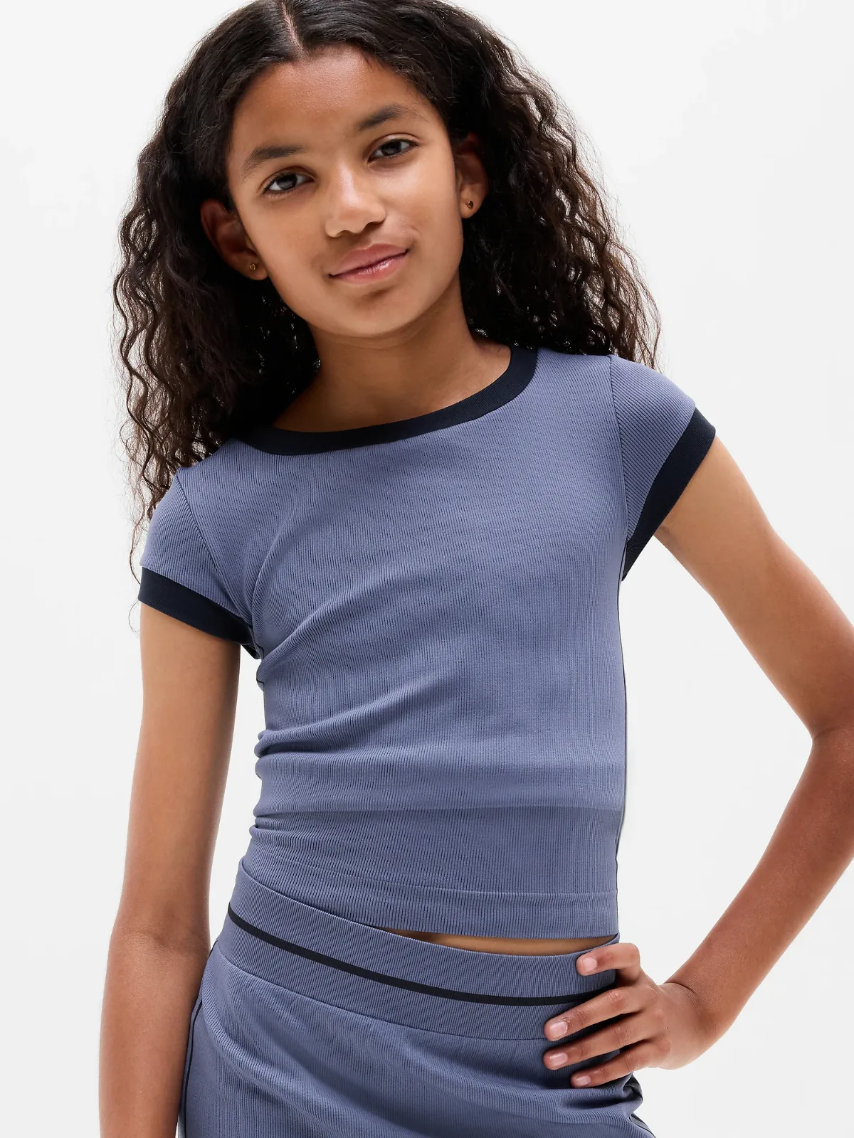 Rise Above Rib Finish Line Tee by Athleta