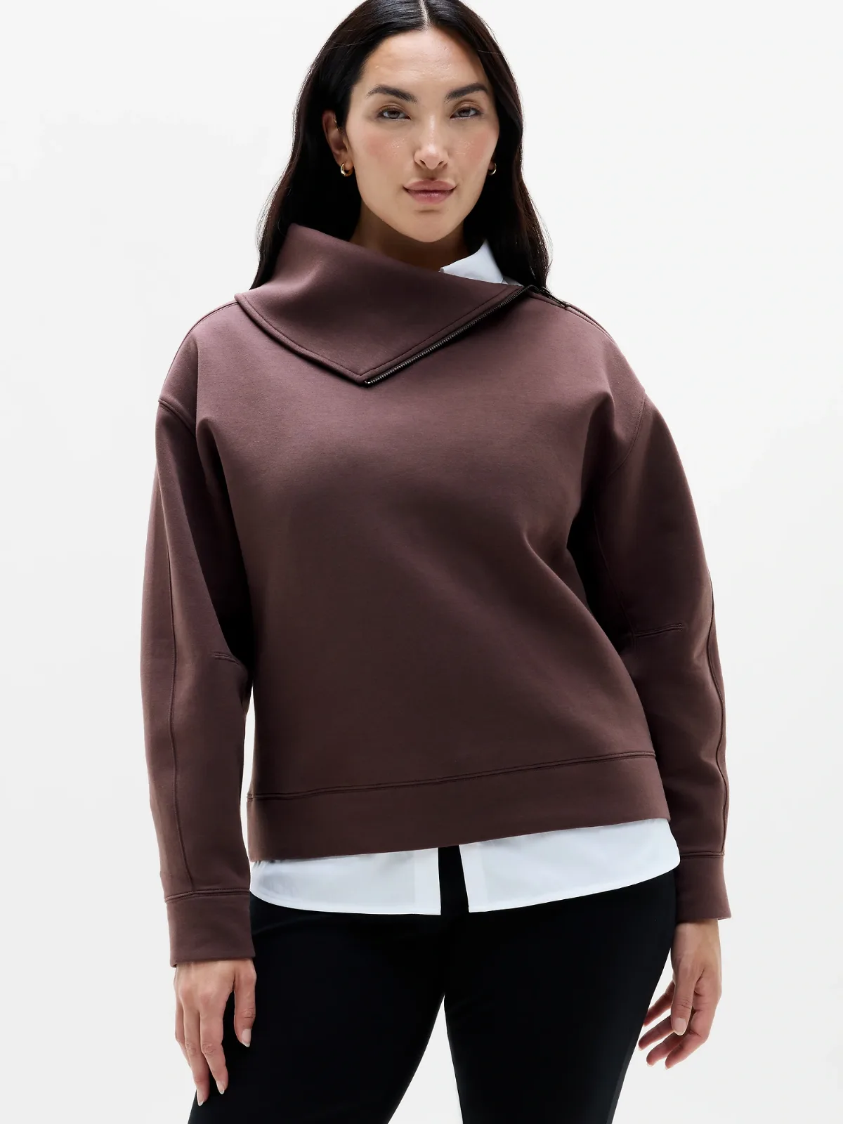 Form Knit Shawl Collar Sweatshirt by Athleta