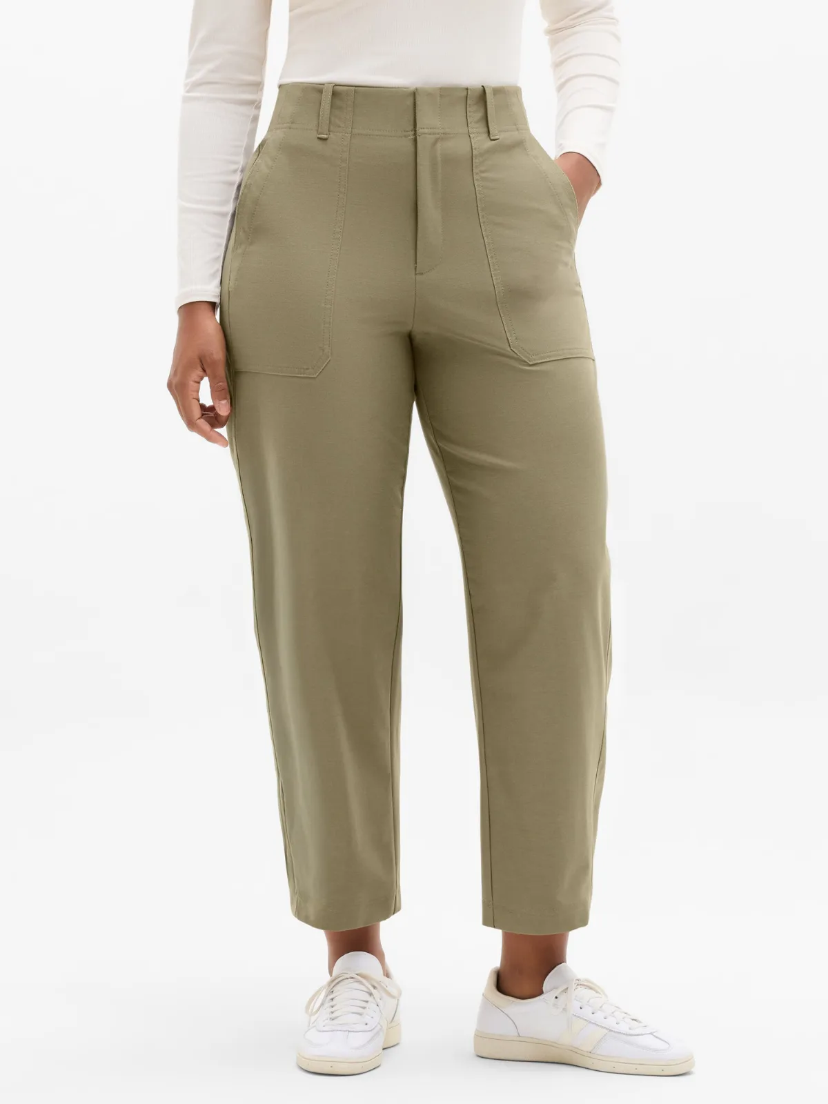 Skyline High Rise Barrel Leg Pant by Athleta