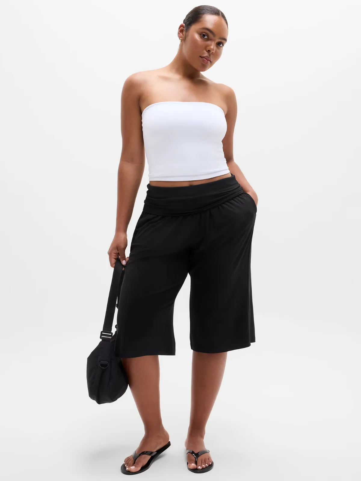 Dream Drape Mid Rise Crop Pant by Athleta