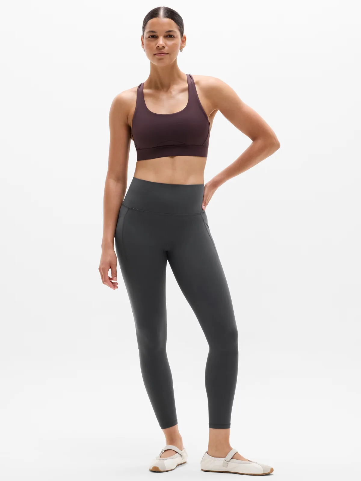 Salutation Stash High Rise 7/8 Legging by Athleta
