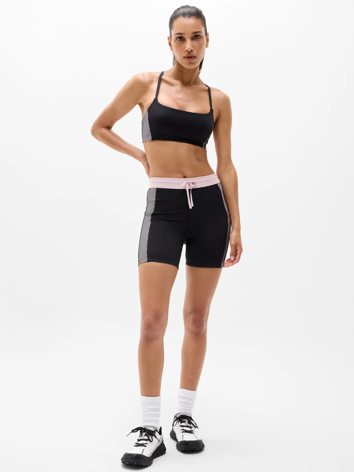 Run Club Ribbed 5 Short by Athleta