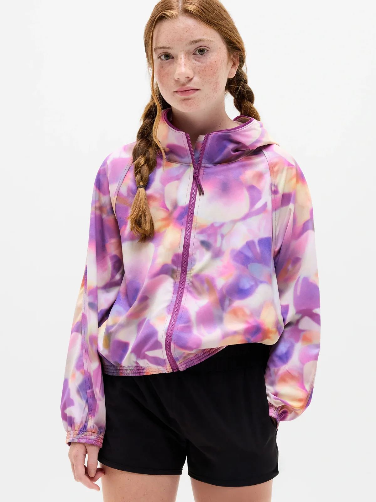 Run Free Printed Jacket by Athleta