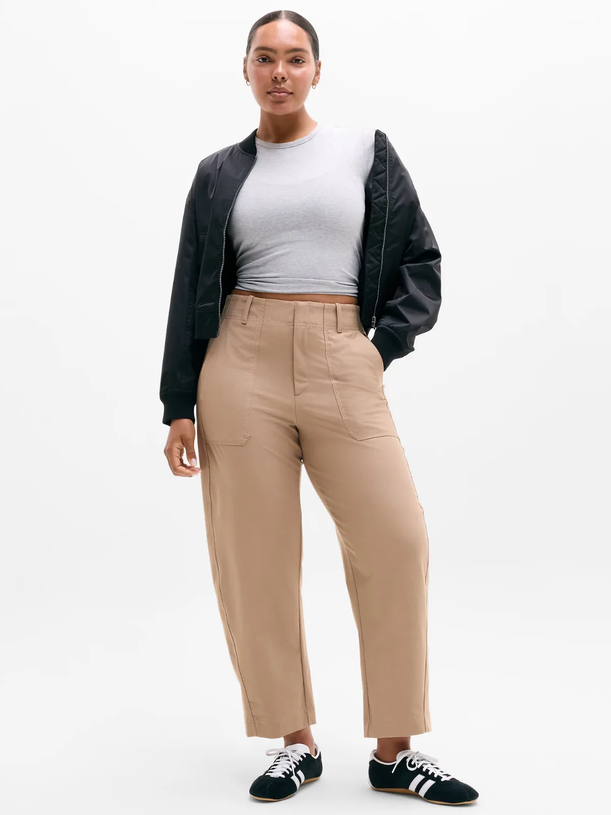 Skyline High Rise Barrel Leg Pant by Athleta