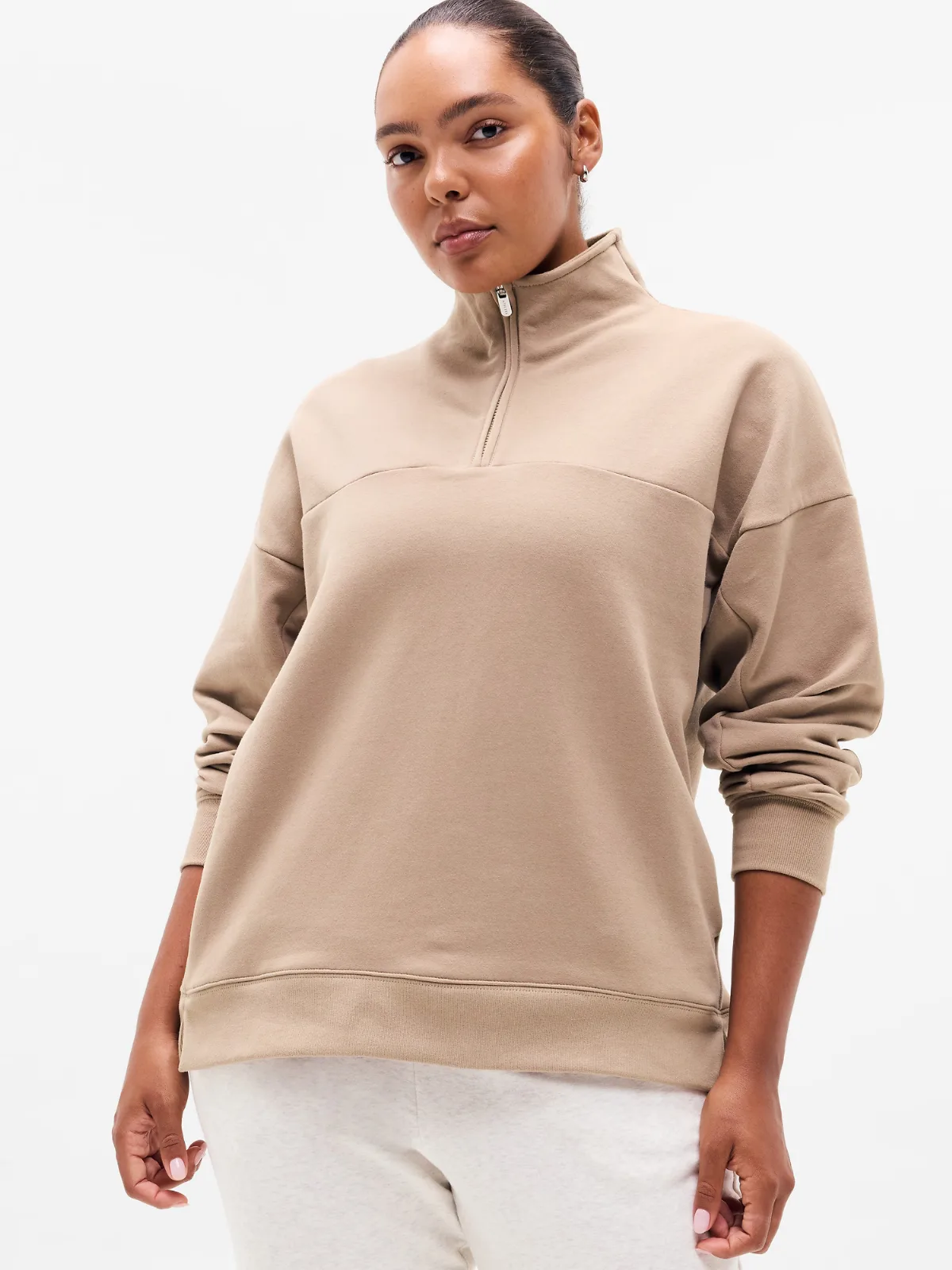 Forever Fleece 1/4 Zip Sweatshirt by Athleta