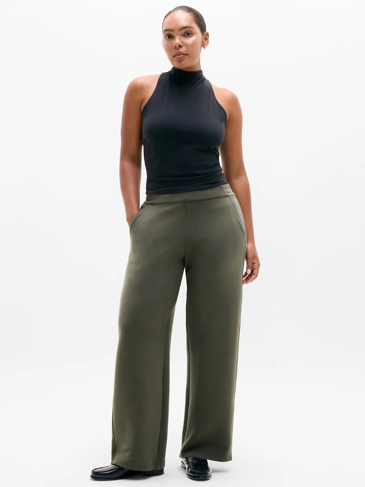 Form Knit Mid Rise Straight Pant by Athleta