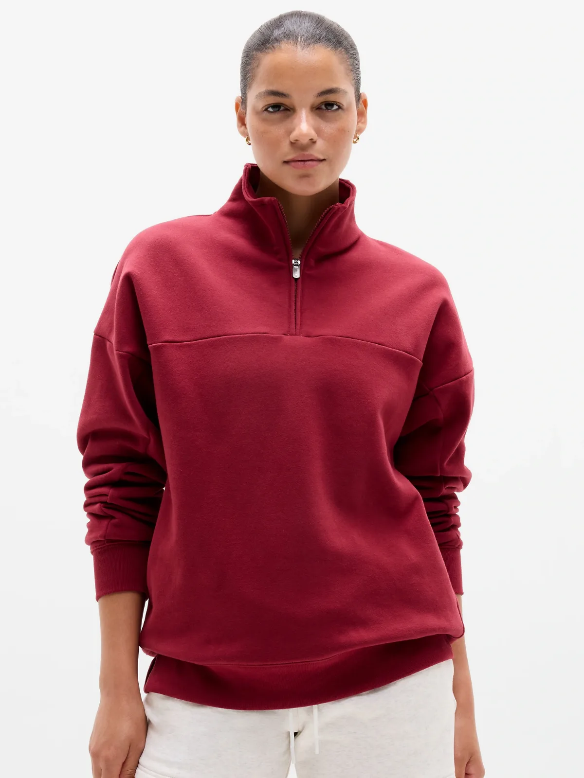 Forever Fleece 1/4 Zip Sweatshirt by Athleta