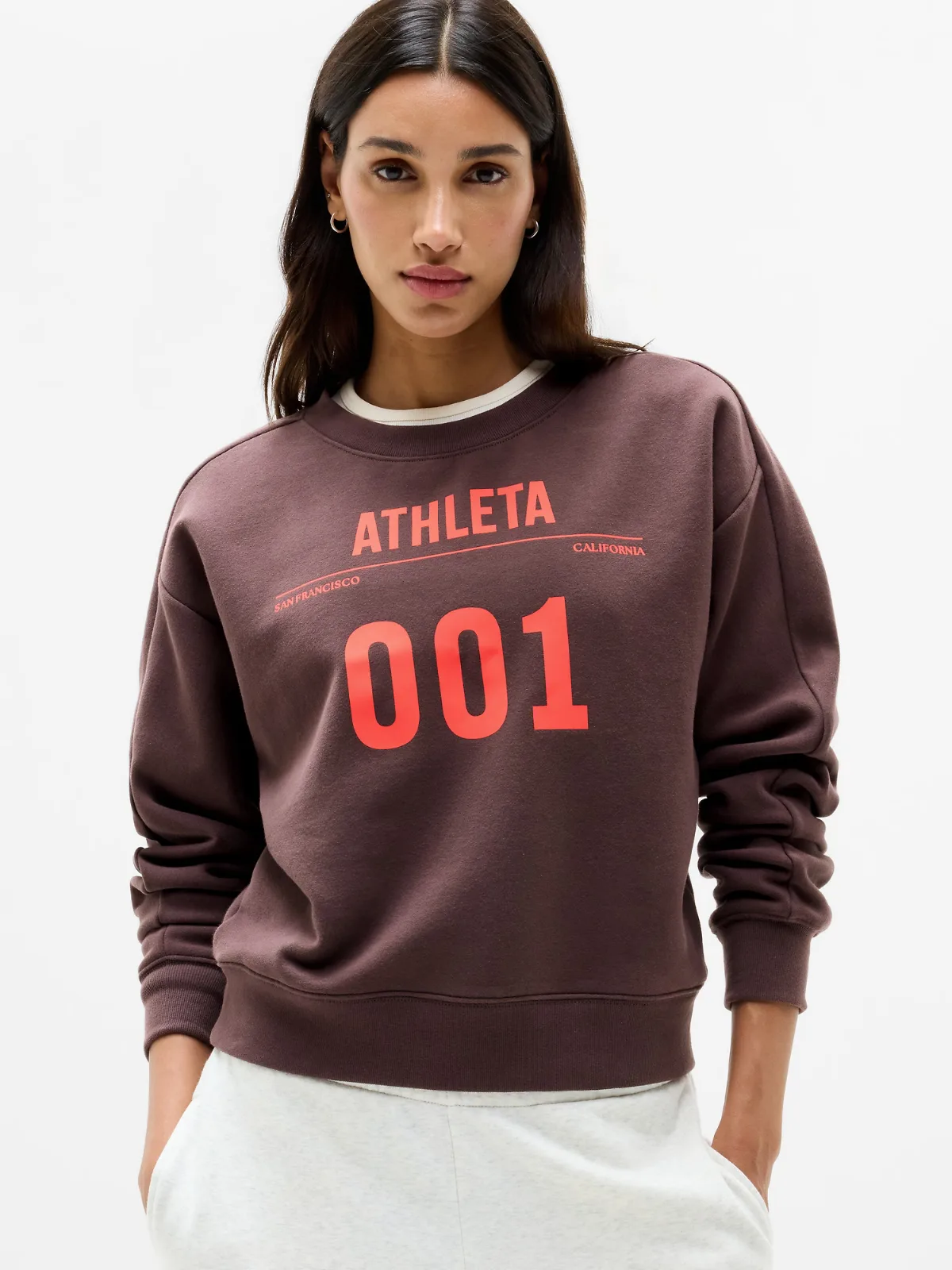 Forever Fleece Crewneck Graphic 001 by Athleta