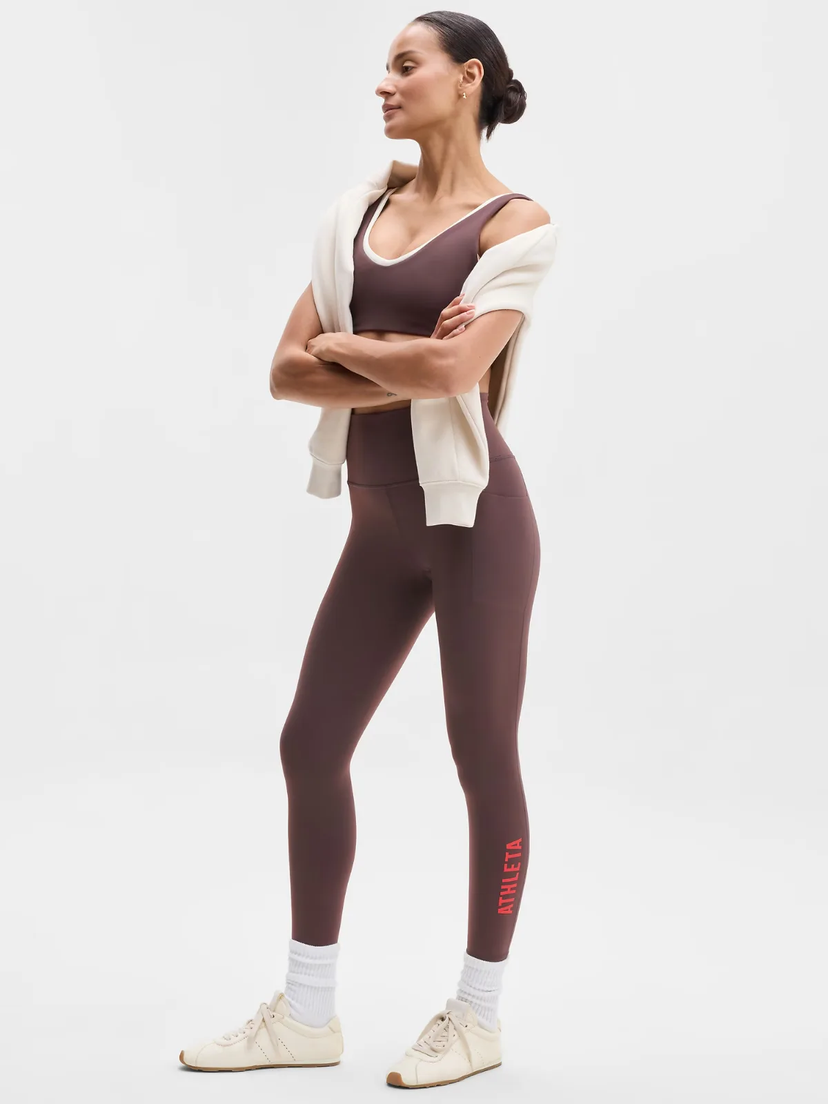 Salutation Stash High Rise 7/8 Legging Graphic 001 by Athleta
