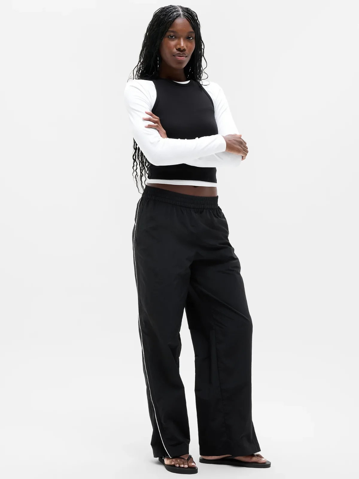 On the Move Mid Rise Track Pant by Athleta