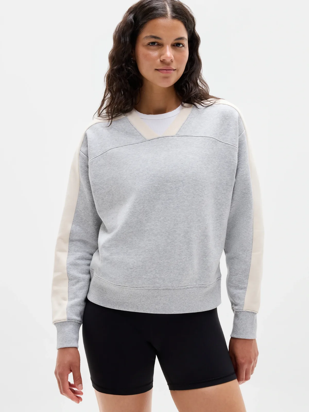 Forever Fleece V-Neck Sweatshirt by Athleta
