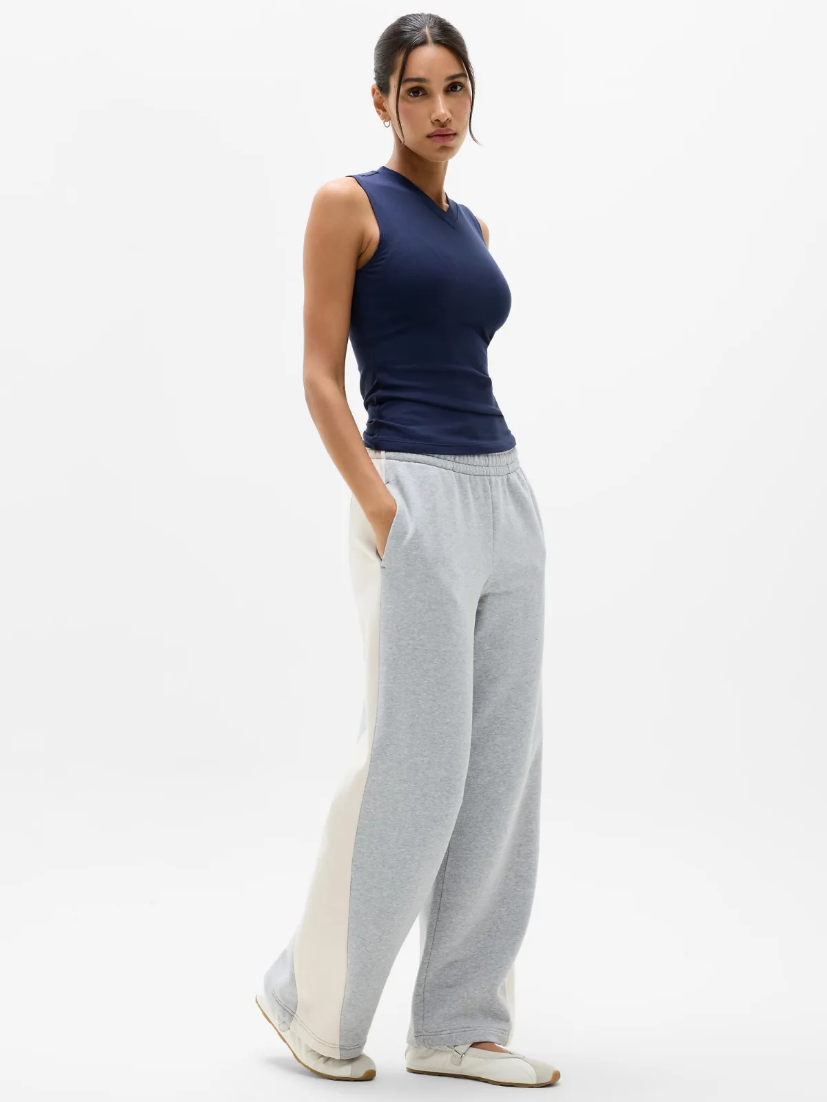 Forever Fleece Colorblock Wide Leg by Athleta