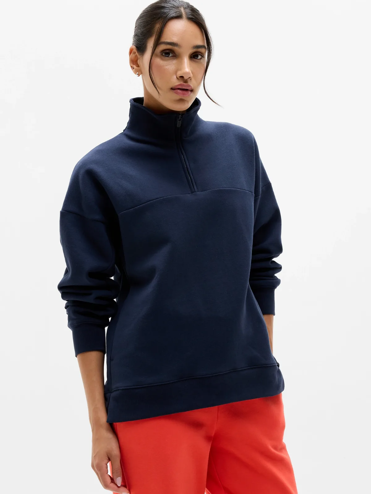 Forever Fleece 1/4 Zip Sweatshirt by Athleta