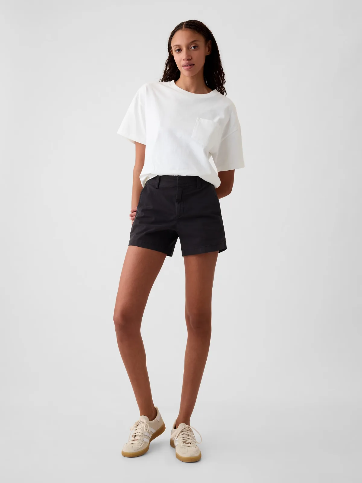 4" Downtown Khaki Shorts by Gap